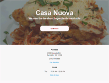 Tablet Screenshot of casanuovasunvalley.com